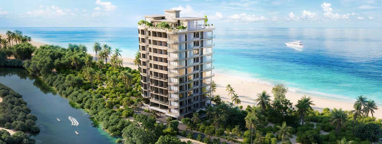 Tangalle Apartments Kristall Spaces SLIDER from lagoon